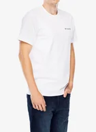 Koszulki i topy damskie - Koszulka z nadrukiem Columbia Explorers Canyon Back S/S Tee - white/torn moonscape - miniaturka - grafika 1