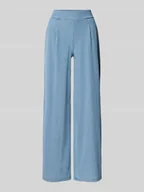 Spodnie damskie - Jeansy o szerokim kroju z elastycznym pasem model ‘KATE’ - miniaturka - grafika 1