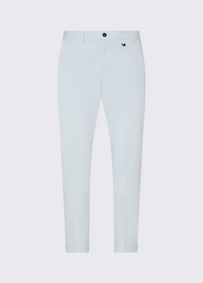 Spodnie męskie liu jo pantalone chino azzurro polvere altro