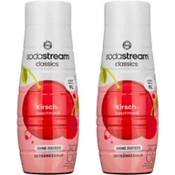 Syropy i koncentraty owocowe - Syrop do SodaStream Wiśnia Bez Cukru 440ml x2 - miniaturka - grafika 1