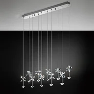 Lampy sufitowe - Eglo Zwis kryształowy LED 10pł PIANOPOLI 93663 - miniaturka - grafika 1