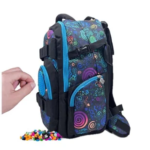 Plecak szkolny Pixie Crew Spiral Magic ergonomiczny, 30 x 38 x 12 cm - Plecaki szkolne i tornistry - miniaturka - grafika 1