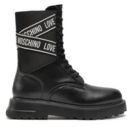 Botki damskie - Botki LOVE MOSCHINO JA24094G1LIA700A Czarny - miniaturka - grafika 1