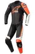 Odzież motocyklowa - Kombinezon Skórzany Alpinestars GP Force Phantom 1-Częściowy Czarny/Złamany Biały/Fluorescencyjny Pomarańczowy56 - miniaturka - grafika 1