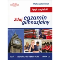 Książki do nauki języka angielskiego - WAGROS Język angielski Zdaj egzamin gimnazjalny - Małgorzata Cieślak - miniaturka - grafika 1