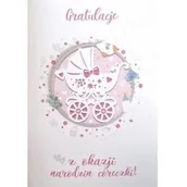 Kartki okolicznościowe i zaproszenia - Armin Style Karnet Narodziny GM-714 - miniaturka - grafika 1