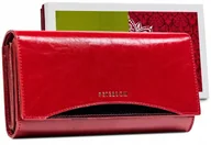 Portfele - PETERSON portfel skórzany damski XXL pojemny RFID prezent na walentynki - miniaturka - grafika 1