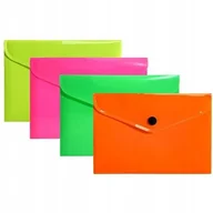 Teczki i skoroszyty - Teczka Koperta A6 Pp Neon Mix (10Szt.) Tk-Neon-A6 Biurfol - miniaturka - grafika 1