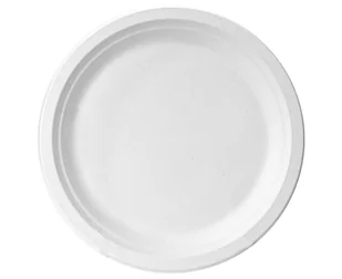 GoDan Talerzyki ekologiczne "BIO Trzcina Cukrowa" 23 cm 6 szt KE-T9TC6 - Naczynia i sztućce jednorazowe - miniaturka - grafika 1