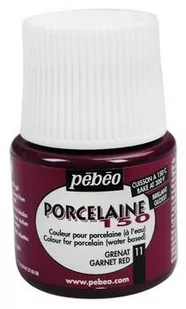 Farba Pebeo Porcelaine 150 - 11 Garnet  Red - Farby i media malarskie - miniaturka - grafika 1