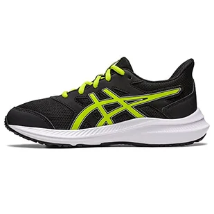 ASICS Kids Jolt 4 GS Sneaker, Czarna Limonka Zest, 33.5 EU - Buty dla dziewczynek - miniaturka - grafika 1