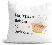 Gadżety dla niej i dla niego - Poduszka na DZIEŃ BABCI - Najlepsza BABCIA na Świecie Prezent - miniaturka - grafika 1