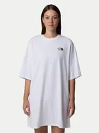 Sukienki - The North Face Sukienka codzienna Simple Dome NF0A87NF Biały Relaxed Fit - miniaturka - grafika 1