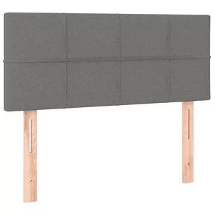 Lumarko Zagłówek do łóżka, ciemnoszary, 100x5x78/88 cm, tkanina - Inne meble do sypialni - miniaturka - grafika 3