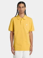 Koszulki męskie - Koszulka polo męska Timberland TB0A26N4 M Zółta (194902912629). Koszulki polo męskie - miniaturka - grafika 1