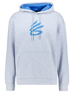 Under Armour Mens Warmup Tops Men's Curry Big Splash Hoodie, Harbor Blue Full Heather, 1374298-465, LG - Koszulki i topy damskie - miniaturka - grafika 1