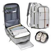 Plecaki - Plecak Podróżny Do Samolotu Bagaż Podręczny Kabinowy Z Usb Wodoodporny - miniaturka - grafika 1