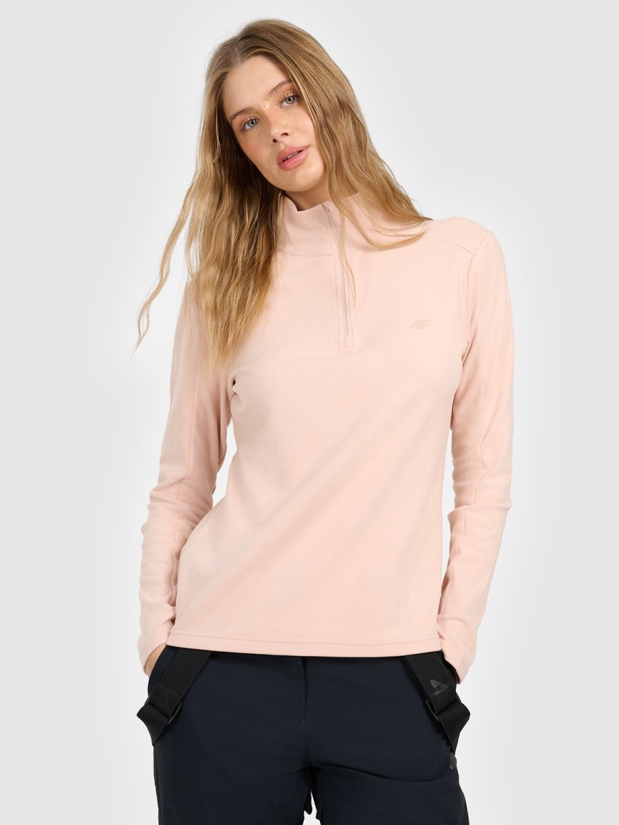 Bielizna termiczna polarowa (góra) damska 4F 4FRAW25UFLEF080-83S Brązowy L