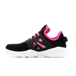 Buty do chodzenia dla dzieci Skechers Street Squad Blackhot Pink - Buty dla dziewczynek - miniaturka - grafika 1