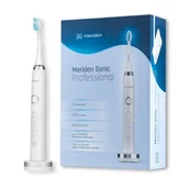 Szczoteczki elektryczne - Meriden Sonic+ Professional Biały - miniaturka - grafika 1