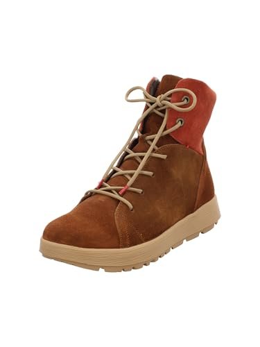 Think COMODA damskie sztyblety z żywej wełny, czekoladowe/kombi 3010, 40 EU, czekoladowy kombi 3010, 40 EU