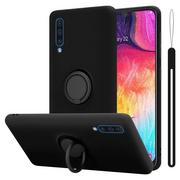 Etui i futerały do telefonów - Pokrowiec Do Samsung Galaxy A50 4G / A50s / A30s w LIQUID CZARNY Etui TPU Obudowa Ochronny Case Cover Plecki Cadorabo - miniaturka - grafika 1