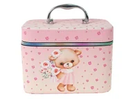 Kosmetyczki, organizery i kuferki - Adar Kuferek M z lusterkiem na zamek 21x14x11,5cm - miniaturka - grafika 1