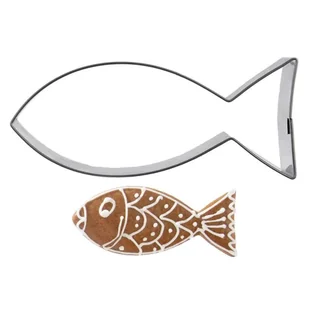 Wykrawacz do ciastek stalowy ryba 9 cm - Formy do ciast - miniaturka - grafika 1