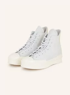 Sneakersy damskie - Converse Wysokie Sneakersy Chuck 70 Plus Mixed Material weiss - grafika 1