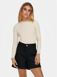 ONLY Bluzka Leslie 15277888 Beżowy Regular Fit - Bluzki damskie - miniaturka - grafika 1