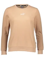 Bluzy damskie - Puma Bluza "ESS+" w kolorze beżowym - miniaturka - grafika 1
