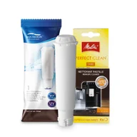 Akcesoria i części do ekspresów do kawy - Zestaw MELITTA filtr Aqualogis AL-TES46, Tabletki Czyszczące Perfect Clean 4szt - miniaturka - grafika 1