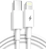 Kable USB - Kabel USB Belkin USB-C - Lightning 1 m Biały 4752168134672 - miniaturka - grafika 1