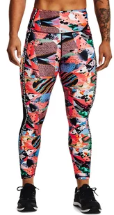 Legginsy damskie Under Armour  Armour PF AOP Ankle Leg-RED S/M - Spodnie sportowe damskie - miniaturka - grafika 1