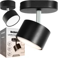 Lampy sufitowe - Lampa Punktowa Led Heckermann 8795313A Czarna 1X Głowica - miniaturka - grafika 1