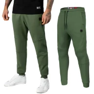 Odzież taktyczna i umundurowanie - Spodnie dresowe Pit Bull 300 Interlock Dolphin '24 - Oliwkowe XL - miniaturka - grafika 1