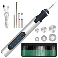 Długopisy - Elektryczny długopis do grawerowania Akumulatorowy Mini Carving Pen 300mah Akumulator - miniaturka - grafika 1