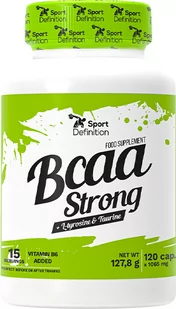 Sport Definition BCAA Strong 120 kapsułek (5902114044046) - Aminokwasy - miniaturka - grafika 1