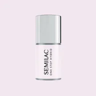 Lakiery hybrydowe - Semilac One Step Hybrid 3w1 Milky Pink S252 5ml - miniaturka - grafika 1