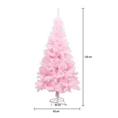 Choinki - Różowa sztuczna choinka - w kilku rozmiarach -120 cm-owa - miniaturka - grafika 1