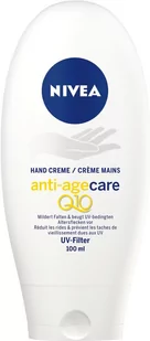 Krem do ciała Nivea 3 In 1 Q10 Anti-Age Care Hand Cream 100 ml (4005900704924) - Balsamy i kremy do ciała - miniaturka - grafika 1