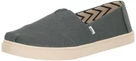 Trampki damskie - TOMS Damskie trampki Alpargata Cupsole, M, Płótno Stormy Green Heritage, 43.5 EU - miniaturka - grafika 1