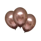 Balony i akcesoria - AMSCAN Balony lateksowe satynowe różowo-miedziane - 27,5 cm - 6 szt. - miniaturka - grafika 1