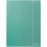 Segregatory - Teczka kartonowa z gumką Colour`Breeze A4 zielona 628493 ESSELTE - miniaturka - grafika 1