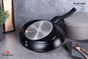 PATELNIA GRANITOWA DO RYB BERLINGER HAUS BH-7149 BLACK ROSE - Patelnie - miniaturka - grafika 4