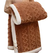 Koce - Miękki Koc Narzuta Pled Na Łóźko Baranek Sherpa Ciepły 220X230 Gruby Dwustr - miniaturka - grafika 1