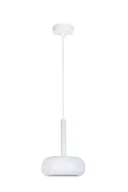 Lampy sufitowe - Finezyjna lampa wisząca, biała ceramika SIG 41385 z serii OTTO - miniaturka - grafika 1
