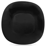 Talerze - Talerz deserowy szklany czarny LUNA 20.5x20.5x1.8cm ORION 129549 - miniaturka - grafika 1