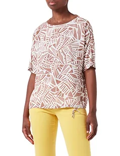 Gerry Weber Bluzka damska, Brązowy/ecru/biały nadruk, 40 - Bluzki damskie - miniaturka - grafika 1