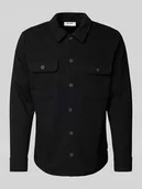 Koszule męskie - Koszula casualowa z listwą guzikową model ‘NEWKODYL’ - miniaturka - grafika 1